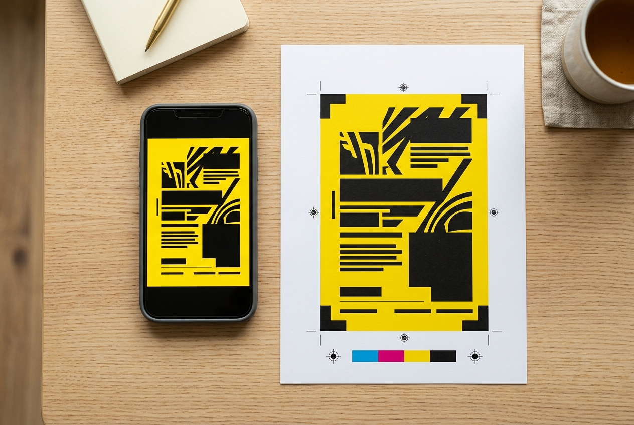Vom Handy zur gedruckten Grafik