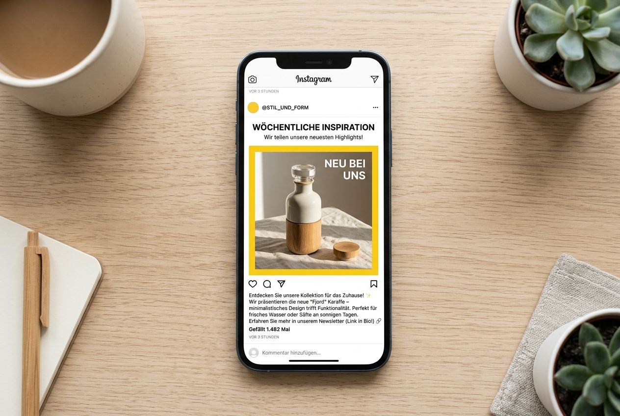 Newsletter-Inhalt auch als Social-Beitrag