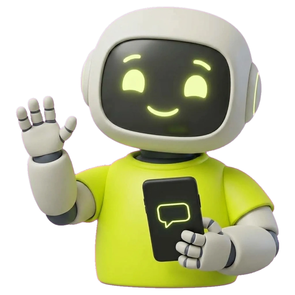 Robbie winkt