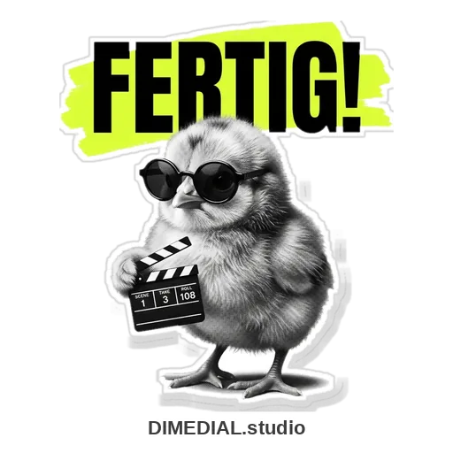 Robbie-Sticker: Fertig!