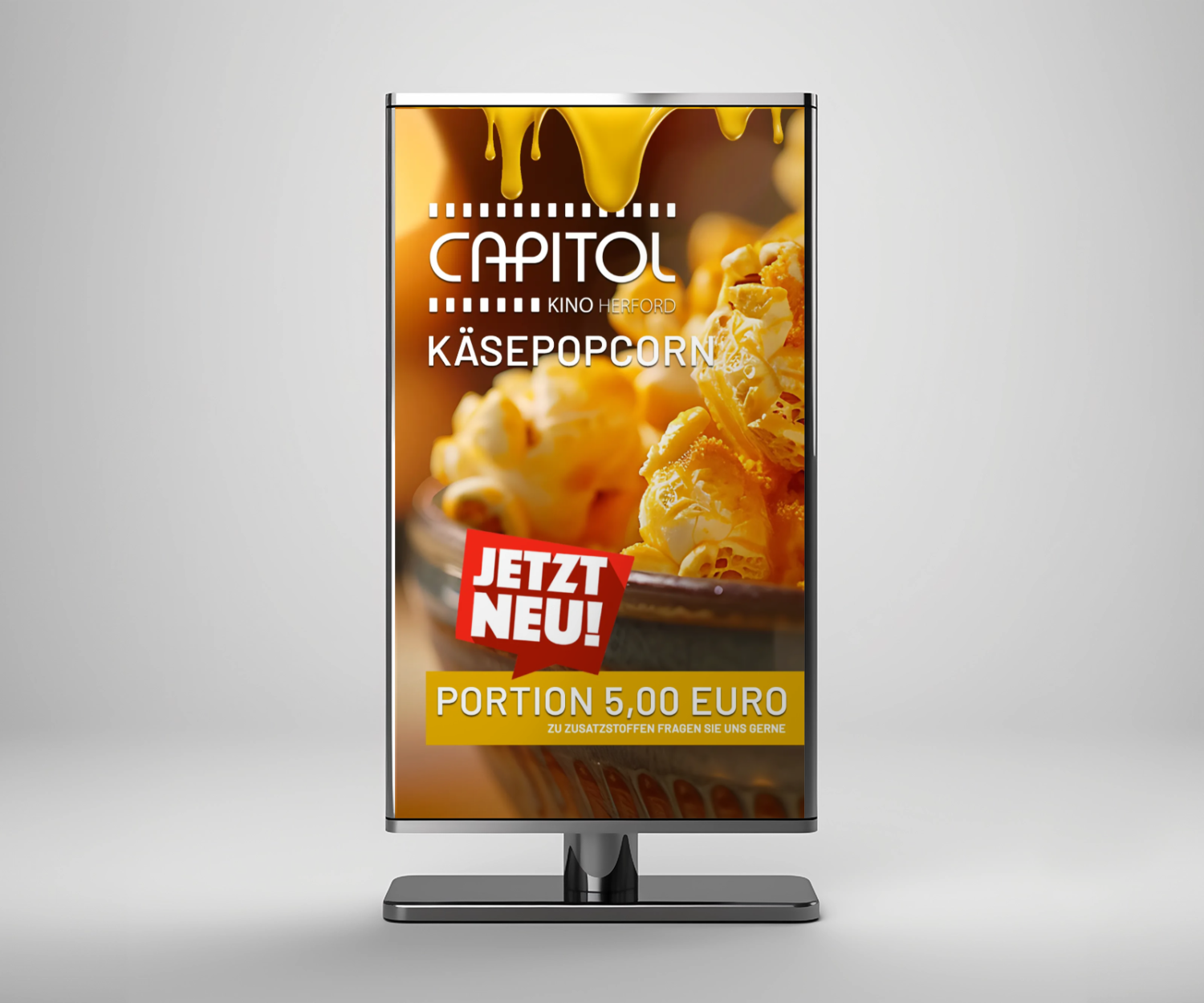 DIMEDIAL - Sidewalk Stand Banner Billboard Mockup